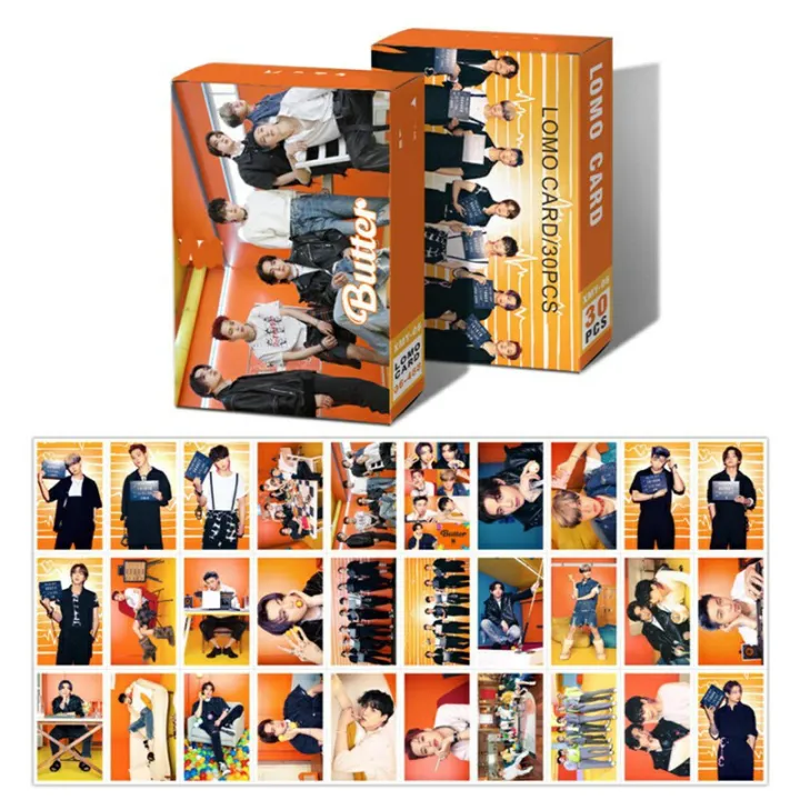 24%20pcs/set%20K-POP%20BTS%20Album%20Butter%20LOMO%20Card%20-%20Image%203