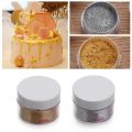 2/5g Edible Glitter Gold Powder Multi-color Cake Decorating Flash Food Biscuit Mousse Cake Macaron Chocolate Baking Color Dust. 