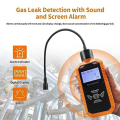 1Set Rechargeable Gas Detector Sniffer Handheld Natural Gas Detector Locate Sources Gas. 
