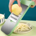 Multifunction Vegetable Cutter, Multi-Purpose Vegetable Slicer, Professional 5 In 1 Vegetable Fruits Julienne Chip Slicer, Safe Mandoline Slicer For Kitchen. 