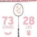 Yonex 780 Astrox Smash Badminton Racket - Black/Red - Pre-Strung. 