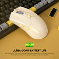 FANTECH WGC2 VENOM II VIBE  2.4G Wireless Gaming Mouse Pixart 3212 2400DPI RGB Rechargeable Mouse Ergonomic Mice Gaming Gammer For Laptop PC Beige. 