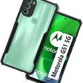 For Motorola Moto G51 Xundd Soft TUP Bumper Shockproof Shell Back Clear Camera Protective Phone Cover.