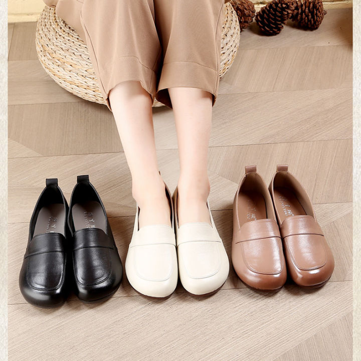Dragonfly%20Mom%20Shoes%20Middle-Aged%20and%20Elderly%20Leather%20Spring%20and%20Autumn%20Single-Layer%20Shoes%20Middle-Aged%20Soft%20Bottom%20Non-Slip%20Women's%20Shoes%20New%20Comfort%20Leather%20Shoes%20-%20Image%202