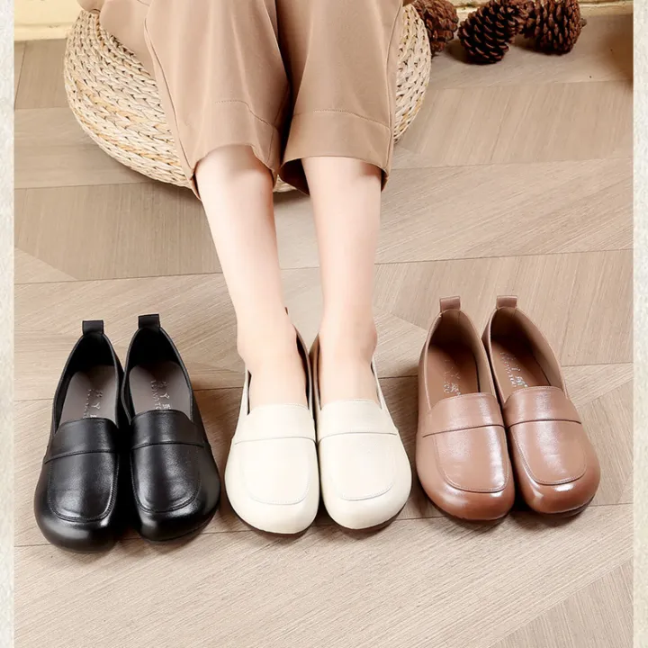 Dragonfly%20Mom%20Shoes%20Middle-Aged%20and%20Elderly%20Leather%20Spring%20and%20Autumn%20Single-Layer%20Shoes%20Middle-Aged%20Soft%20Bottom%20Non-Slip%20Women's%20Shoes%20New%20Comfort%20Leather%20Shoes%20-%20Image%202