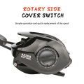 MeterMall Lure Baitcasting Reel Gear Ratio 6.3:1 Max Drag 8kg Lightweight Long-casting Fishing Reel Fishing Tackle Accessories.