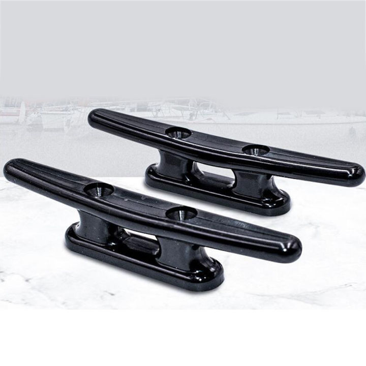 Black%20Nylon%20Boat%20Cleat%206%20Inch%20-%20Rope%20Cleat,%20Kayak,%20Boat%20Dock%20Cleats%20-%20Perfect%20for%20Marine,%20Deck,%20Nautical%20Decor%20-%20Image%207