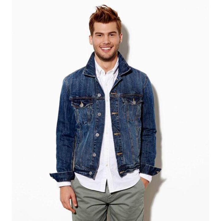 Men\'s Fashion Winter  Denim Jeans Jacket .