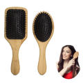Wooden Hair Brush Anti-Static Scalp Massage Comb with Boar Bristle Air Cushion Comb for Women Men Wet and Dry Hair.
