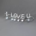 Alphabet Letters Stone Rings for Women, Adjustable Initial Letter Ring Gift for Women, Name Word Finger Ring for Party, Wedding, Dating, Festivals, Birthday. 