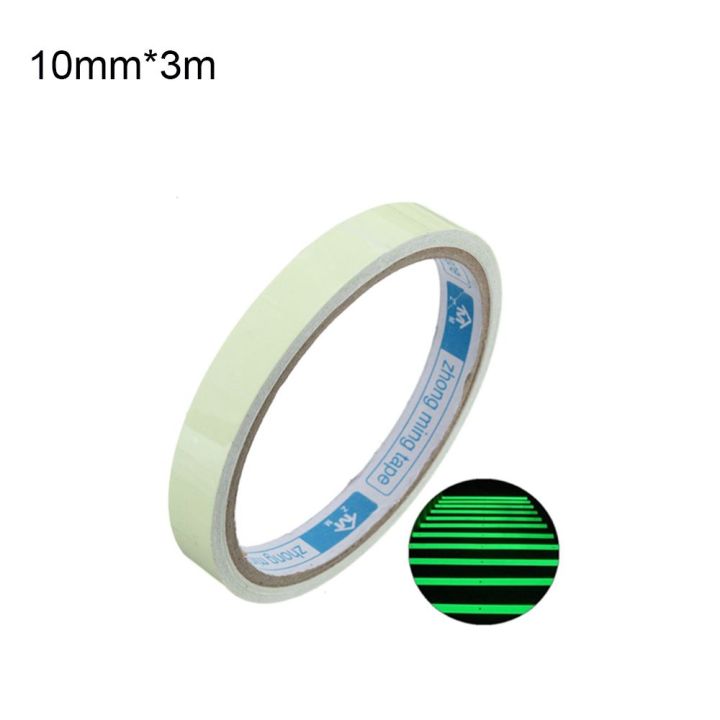 New 1cm 1.2cm 1.5cm width Self-adhesive Tape Bandage Fishing Rod Luminous Sticker Glow in the Dark Protecting Fishing Rod