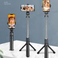 XT-02 3-In-1 Wireless Bluetooth Remote Selfie Stick With Tripod. 