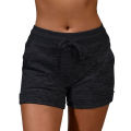 Womens Solid Elasticated Waist Shorts Ladies Summer Yoga Gym Fitness Jogging Hot Pants Sweatpants Clothing.