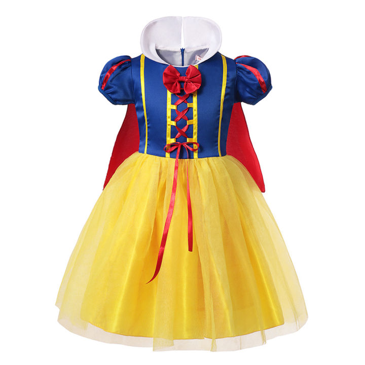 Kids%20Girl%20Dress%20Snow%20White%20Fancy%20Dresses%20Children%20Party%20Cosplay%20Princess%20Costume%20Bow%20Patchwork%20Role%20Playing%20Frocks%20Outfits%201-10Y%20-%20Image%207
