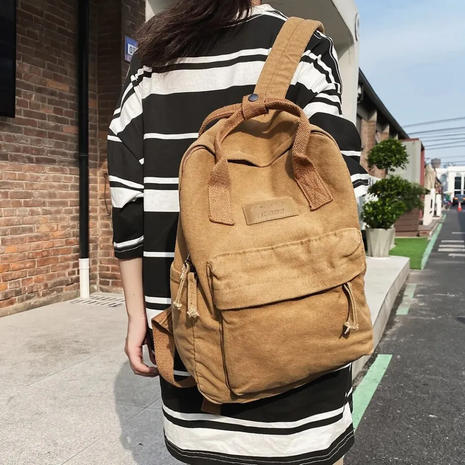 avenue a vintage travel canvas backpacks AUGUR High Capacity Backpack Retro Vintage Canvas Backpack Antiqua best features Vintage Cotton Road Backpacks Canvas