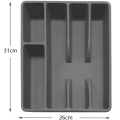 Storage Rack Utensil Organizer Cutlery Organizer Tray Plastic Flatware Organizers. 