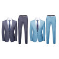 Blazer Pants Long Sleeve Pure Color Two Buttons Blazer Pants.