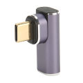 90 Degree Type C Magnetic Adapter, USB C Magnetic Right Angle Adapter PD 140W Fast Charging 40Gbps 8K 180 Degree Reversible for USB C Port Device. 