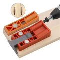 GC Oblique Hole Locator Woodworking Drill Guide 9.3mm Adjustable Range Hole Locator Fixture With Clear Scale, Oblique Pocket Jig Positioning Accessories.