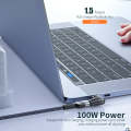100W Usb C To Type C Magnetic Adapter Fast Charging USB Type C Magnet Converter.