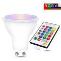 GU10 Spotlight 8W LED Bulb Tuya WiFi Smart or Remote Control RGB  Dimmable Light Lamp RGBCW For Alexa Google Home Deroration. 
