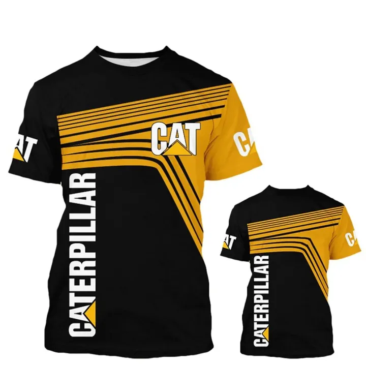 2023%20Cool%20Summer%20CAT%20Excavator%20T-Shirts%20for%20Men%20and%20Women:%20Streetwear%20with%203D%20Printed%20Caterpillar%20Design%20-%20Image%202