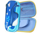 Qitong Blue Whale Big Capacity 3D Pencil Pen Case Pencil Box Office College School Large Storage High Capacity Bag Pouch Holder Box Organizer ale green Color - In Line with Current Trends. 