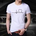 New White Design Soft & Comfortable T-Shirt for Men - Genji - Add a Touch of Unique Fashion to Your Everyday Style.