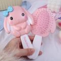 Cute Cartoon Rabbit Air Cushion Comb Children Girl‘s Plastic Scalp Massage Comb Mini Anti-frizz Hair Styling Brush. 