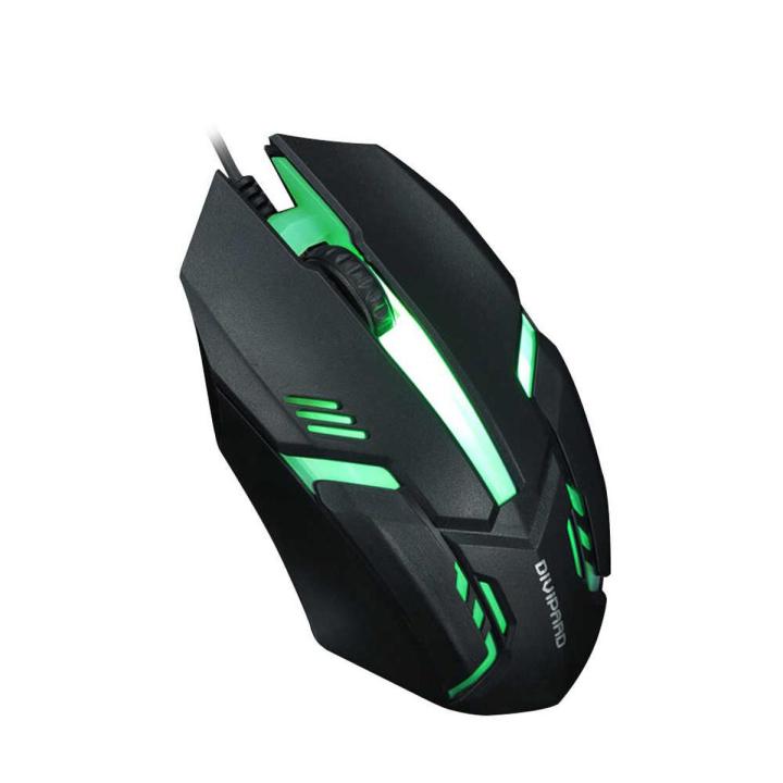 OP-20 Optical 3D Wired USB led Mouse divipard - Gaming Mouse