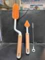 Silicone Feeder Bottole & Nipple Cleaning Brush [Without box]-1set. 