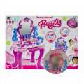 Dressing Table Magic Mirror Fashion Sound Light Pink Toy Accessories MC18255. 