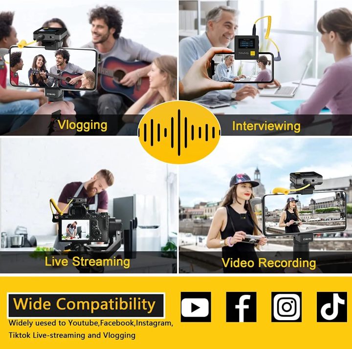 Wireless%20Lavalier%20Microphone%207RYMS%20iRay%20DW30%202.4G%20Lapel%20Mic%20With%20Charging%20Box%20For%20Dslr%20Camera%20Phone,%20Support%20On-board%20Recording%20-%20Image%202