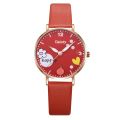 Kids Watches Set Students Children Pink Watch Girls Leather Strap Child Hours Quartz Wristwatch Girl Gift Clocks. 