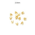 20-100pcs Connector Clasp Fitting 4*7mm Ball Chain Calotte End Crimps Beads Connector Components For DIY Jewelry Making Supplie. 