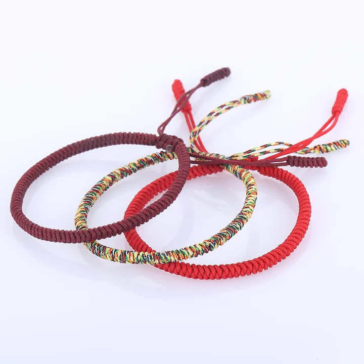 Ethnic%20Style%20Handmade%20Braided%20Knot%20Adjustable%20Red%20Silk%20String%20Cord%20Tibetan%20Buddhist%20Women%20Lucky%20Bracelets%20-%20Image%206