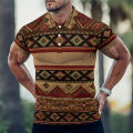Men's Polo Shirt Golf Shirt Funny Pattern 3D Printed Musical Guitar Outdoor Casual Street Short Sleeve Sports Fashion Street Top. 