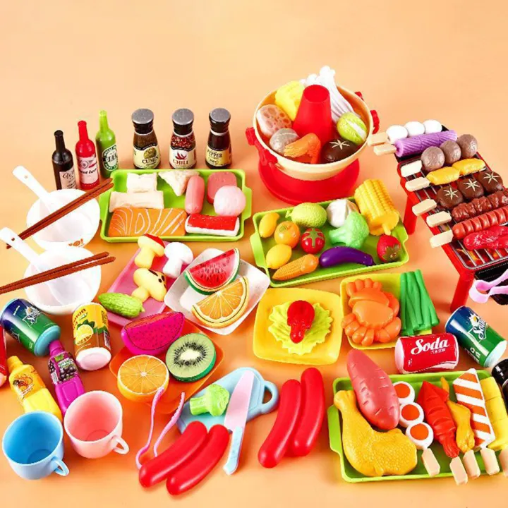 %EF%BC%88New%EF%BC%89GC%20Kid%20Pretend%20Play%20Kitchen%20Toy%2027pc/100pc%20Pretend%20Play%20Food%20et%20For%20Kid%20imulation%20Food%20Barbecue%20Cooking%20Toy%20For%20Boy%20Girl%20Gift%20-%20Image%202