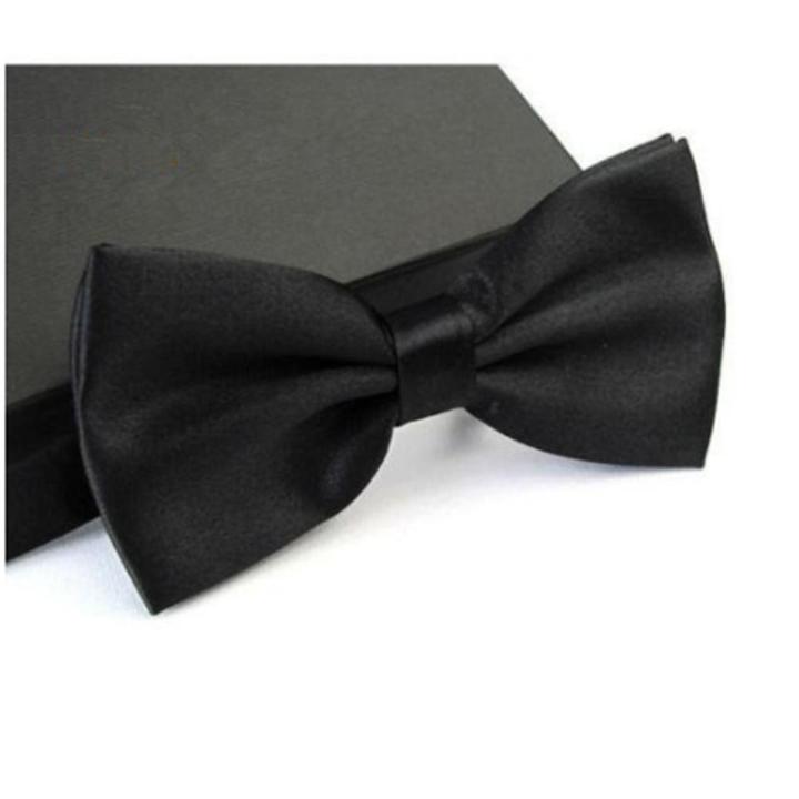 Bow Tie for men Black Color Bow Tie Stander Size