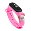 Kids Waterproof Touch Screen LED Silicone Digital Girls and Boys Wrist Sports Baby Watch with Cute Cartoon. 
