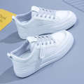 Little White 2024 Summer New Breathable Thin Women's Versatile Student Flat Bottom Sports and Casual Mesh Shoes. 