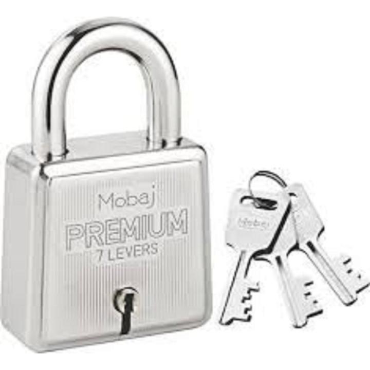 Mobaj Premium 7 Lever Pad Lock 60 mm each ,Heavy-duty padlocks for steel gates and door