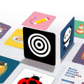 Black White Flash Cards for Infants Montessori Baby Toys Educational High Contrast Cards Visual Stimulation Learning Sensory Toy.