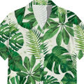 2024 Funny Tropical Leaf Shirt Men's Shirts Short Sleeve Hawaiian Shirts Mens Clothing Casual Beach Oversized Tops Clothes. 