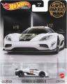 Hotwheels Premium Koenigsegg Agera R (White) 1:64 Scale. 