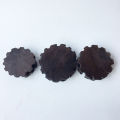 Rosewood Stone Jade Head Seal Teapot Teacup Mat Solid Wood round Base Wooden Pallet Wholesale Special Offer Direct Sales. 