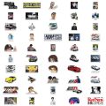 100 Anime Initial D Cartoon Stickers Graffiti Skateboard Luggage Laptop Mobile Phone Case Waterproof Decorative Stickers for Kids Toys. 