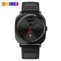 Skmei Fashion Watch Men Leather Top Luxury  Quartz  Waterproof Outdoor Sports Relogio Masculino 1884. 