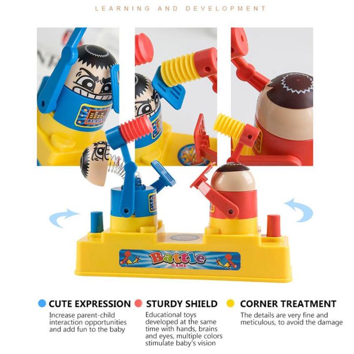 【Broad Sunlight shop】Board Games Double Battle Table Parent-Child Interaction Desktop Game Hammer Robot Stress Relief Family Toys Kid Children Gift
