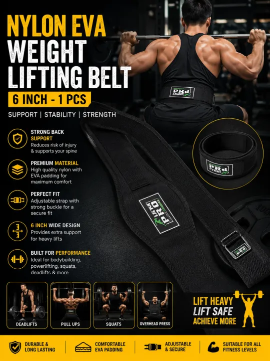 Nylon%20EVA%20Weight%20Lifting%20Belt%20-%206%20Inch%20-%201%20Pcs%20-%20Image%203